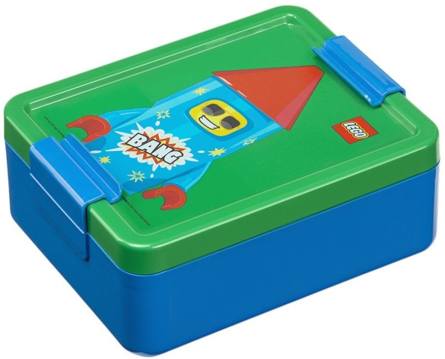 LEGO Brotdosen-Set Rocket 1,7 L/390 ml, Blau/Grn