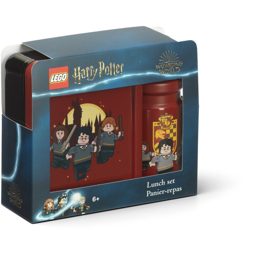 LEGO Lunch-Set Harry Potter Gryffindor 1 L/390 m, Rot/Schwarz