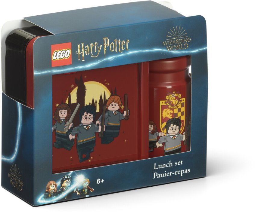 LEGO Lunch-Set Harry Potter Gryffindor 1 L/390 m, Rot/Schwarz