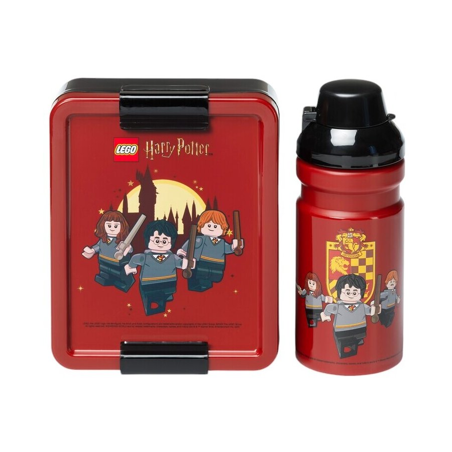 LEGO Lunch-Set Harry Potter Gryffindor 1 L/390 m, Rot/Schwarz