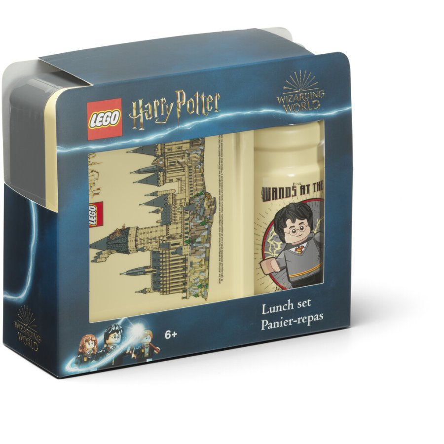 LEGO Lunch-Set Harry Potter Hogwarts 1 L/390 m, Beige/Grau