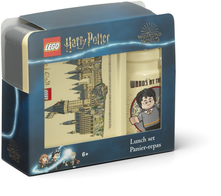 LEGO Lunch-Set Harry Potter Hogwarts 1 L/390 m, Beige/Grau