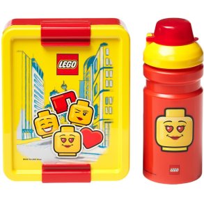 LEGO Lunchboxset 1 L/390 ml, Geel/Rood