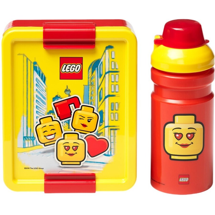 LEGO Lunch-Set 1 L/390 m, Gelb/Rot