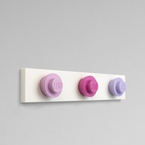 LEGO Knagerække 33,4 cm,  Lyserød/Pink/Lilla