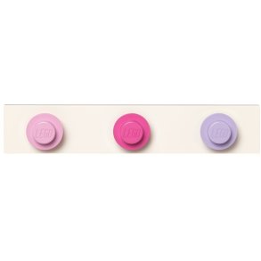 LEGO Knagerække 33,4 cm,  Lyserød/Pink/Lilla
