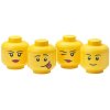 LEGO Aufbewahrungsbox 4er Set, 11,5 cm, Gelb