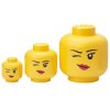 LEGO Aufbewahrungsboxen Winky 3er Set, Gelb