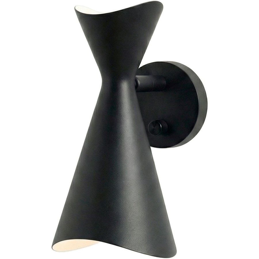 LYFA NINOTCHKA 125 Wandleuchte H22,44 cm, Schwarz