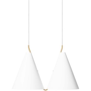 LYFA MOSAIK 250 SIDE BY SIDE II Pendelleuchte 52 cm, Wei