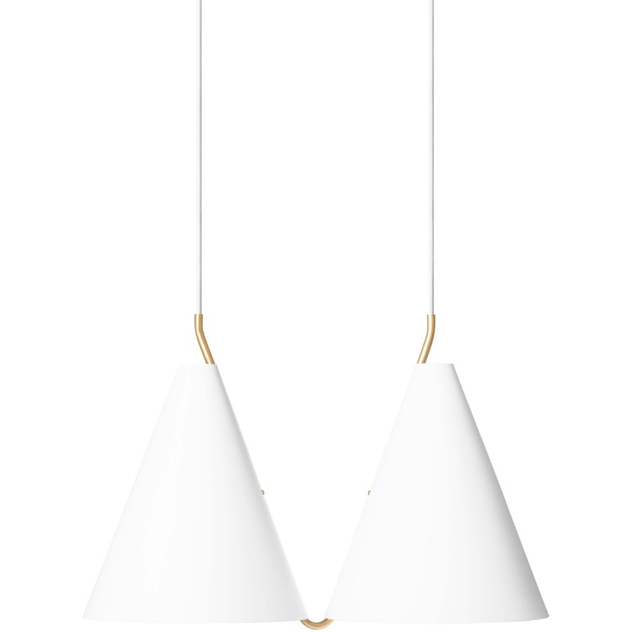 LYFA MOSAIK 250 SIDE BY SIDE II Pendel 52 cm, Hvid