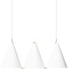 LYFA MOSAIK 250 SIDE BY SIDE III Pendelleuchte 79,1 cm, Wei