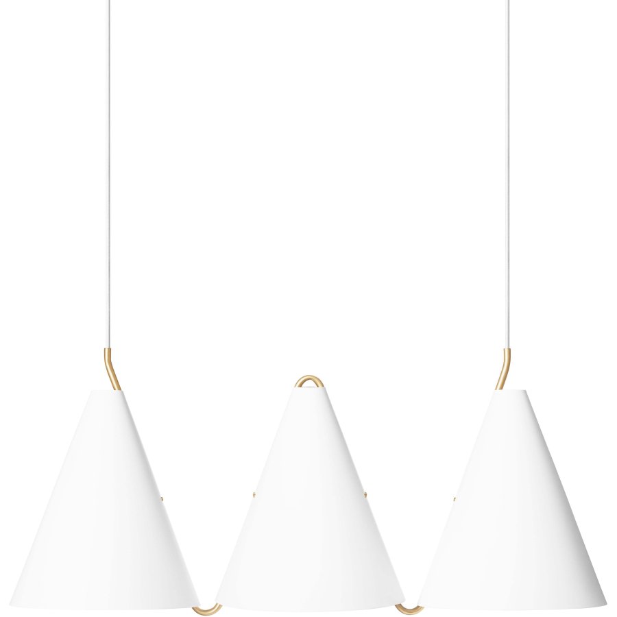 LYFA MOSAIK 250 SIDE BY SIDE III Pendelleuchte 79,1 cm, Wei