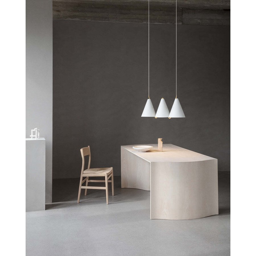 LYFA MOSAIK 250 SIDE BY SIDE III Pendelleuchte 79,1 cm, Wei