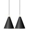 LYFA MOSAIK 250 SIDE BY SIDE II Pendel 52 cm, Sort