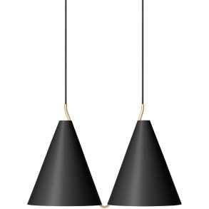 LYFA MOSAIK 250 SIDE BY SIDE II Pendelleuchte 52 cm, Schwarz