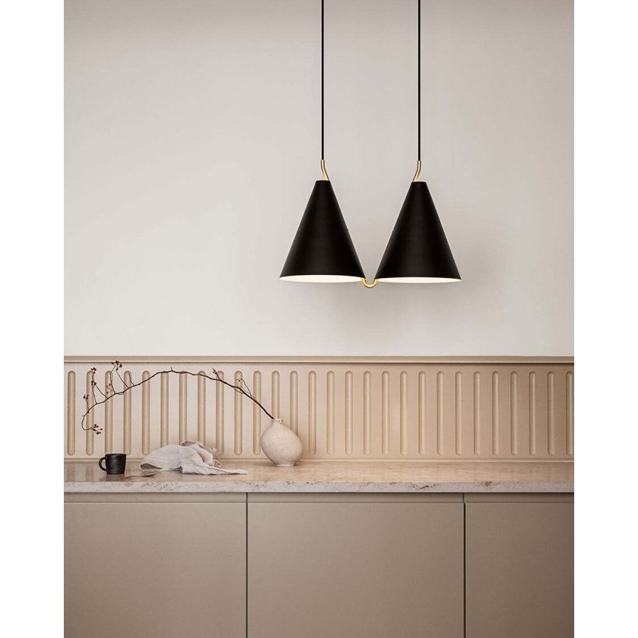 LYFA MOSAIK 250 SIDE BY SIDE II Pendel 52 cm, Sort