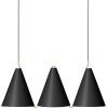 LYFA MOSAIK 250 SIDE BY SIDE III Pendelleuchte 79,1 cm, Schwarz