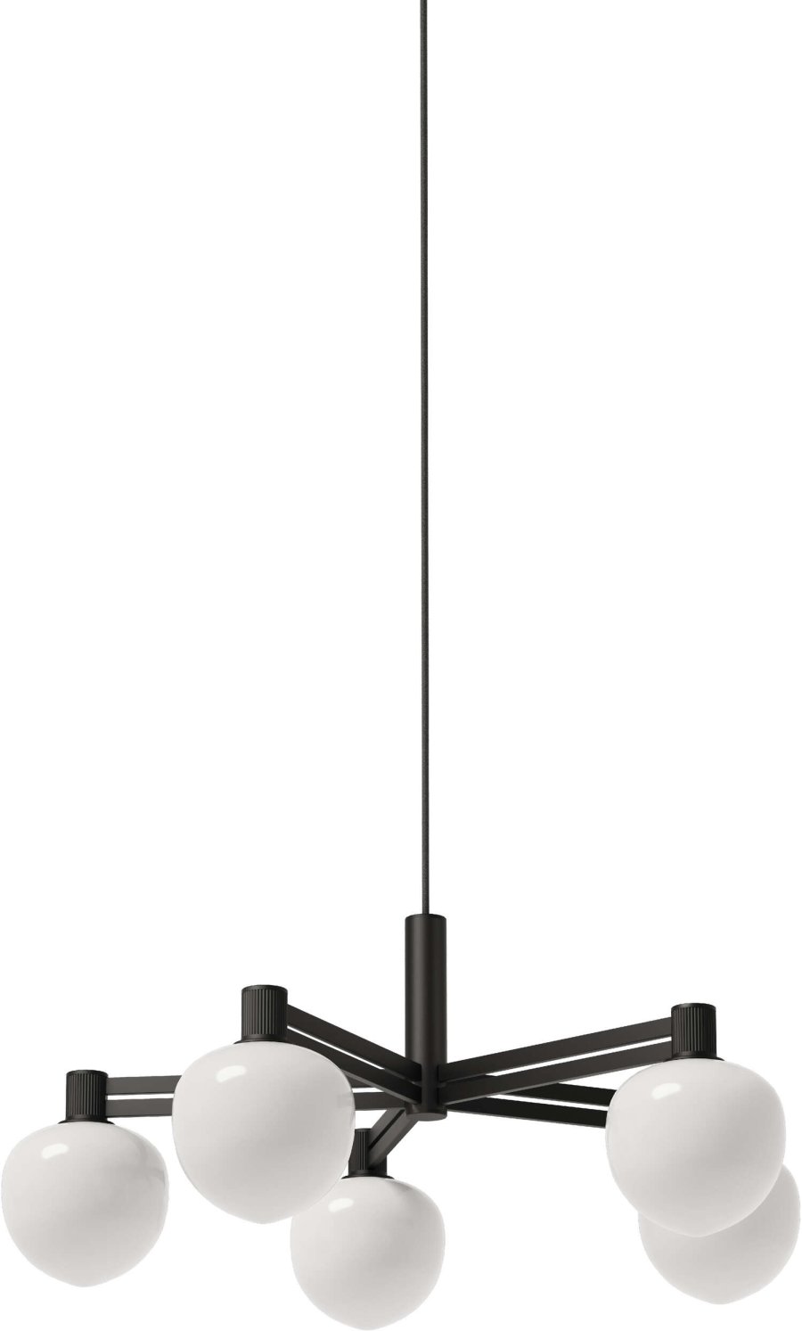 LYFA MEMOIR 120 V Lysekrone 59,4 cm, Sort