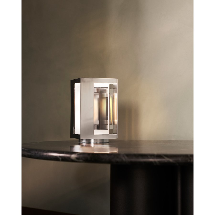 LYFA KASSABLANKA 142 Bordlampe H16,4 cm, Aluminium