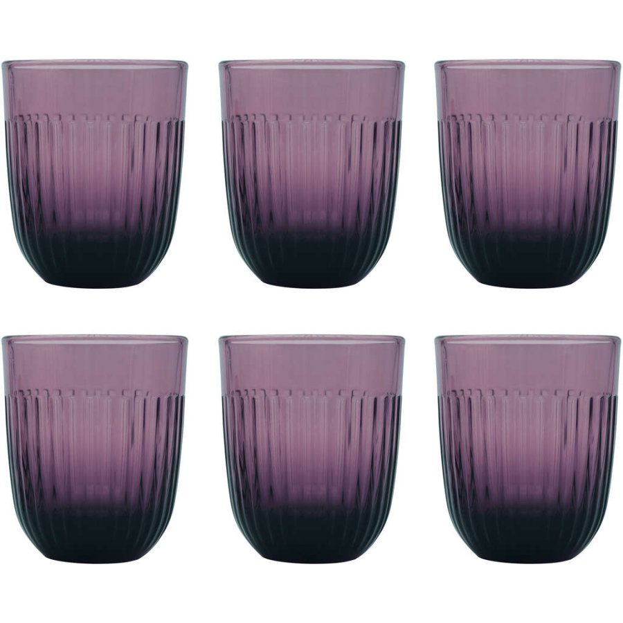 La Rochre Ousseant Wasserglas 6er Set 29 cl, Aubergine