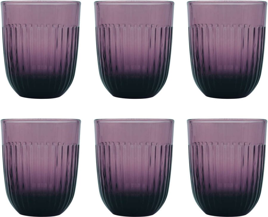 La Rochre Ousseant Wasserglas 6er Set 29 cl, Aubergine