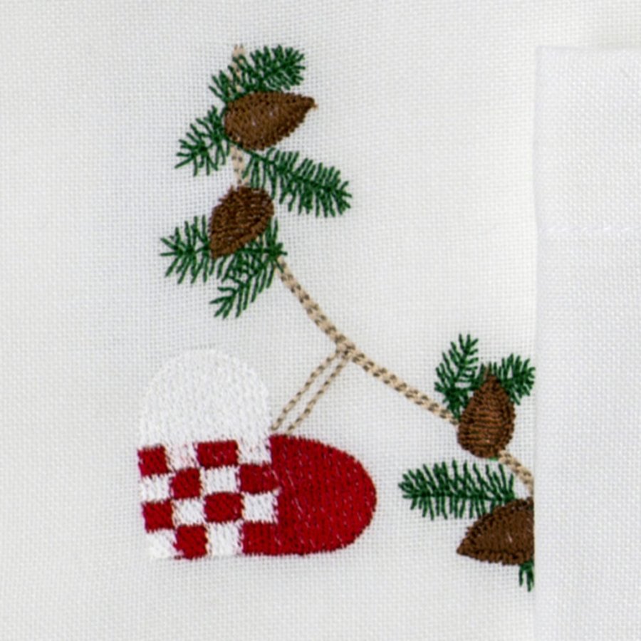Langkilde & S�n Weihnachtsserviette 50x50 cm, Herz