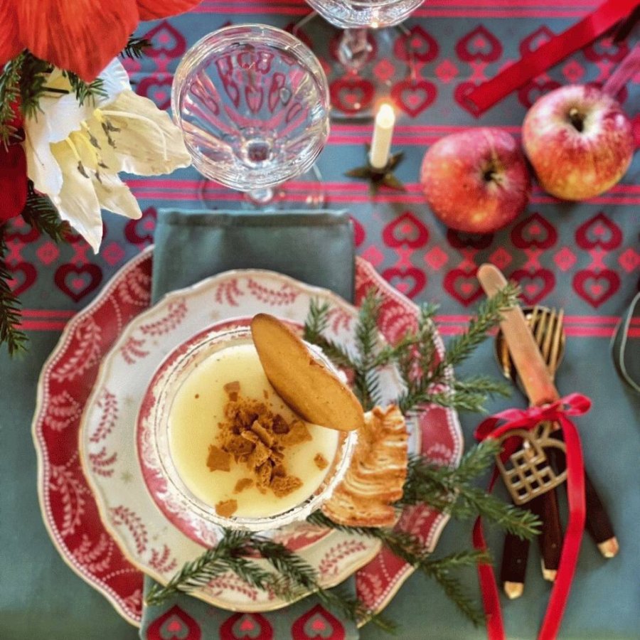 Langkilde & Sn HerzTischdecke 140x240 cm, Grn