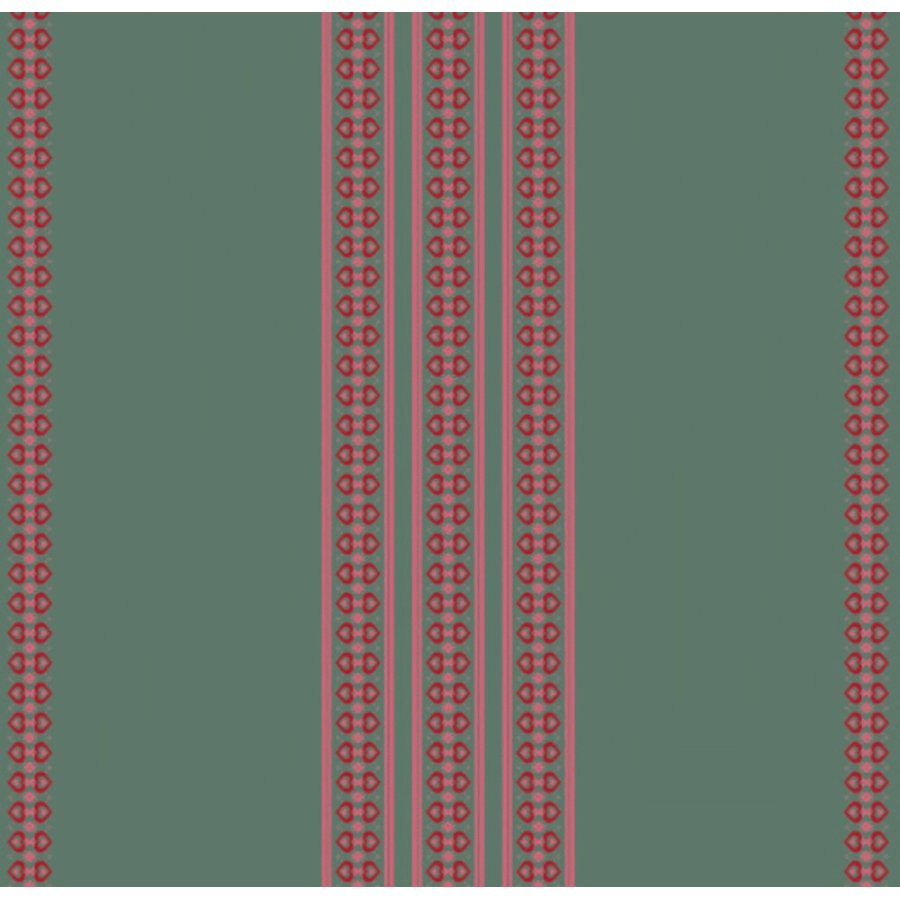 Langkilde & Sn HerzTischdecke 140x340 cm, Grn