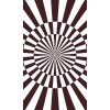 Langkilde & S�n Cirkus Dug 140x240cm, Brun/Hvid