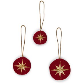 Langkilde & S�n Juleoph�ng 3 stk, R�d