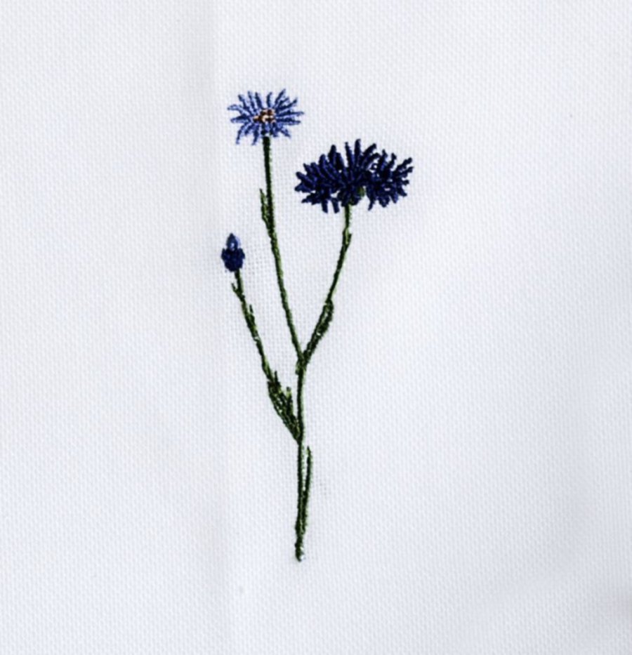 Langkilde & S�n Flora Serviette 50x50 cm, Kornblume