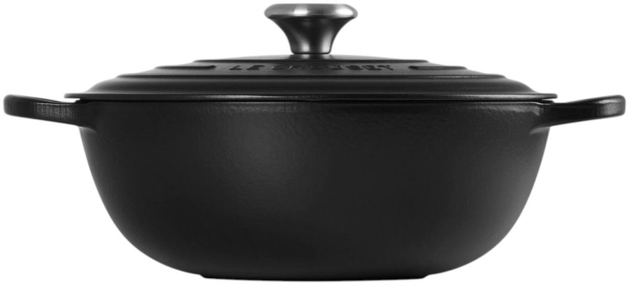 Le Creuset Signature Rund Stbejernsgryde 28 cm/4,9 L, Mat Sort