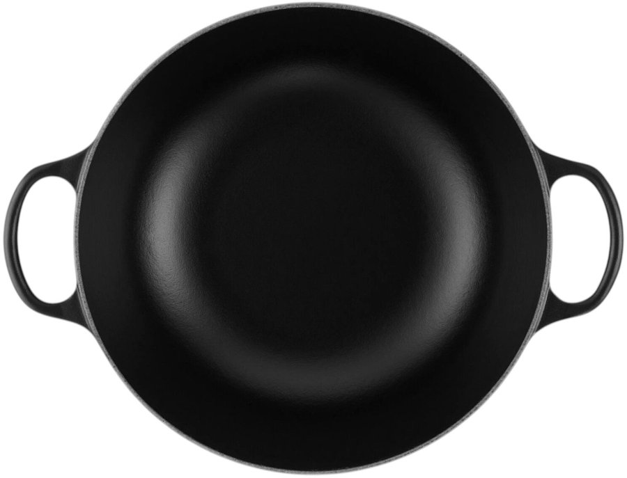Le Creuset Signature Rund Stbejernsgryde 28 cm/4,9 L, Mat Sort