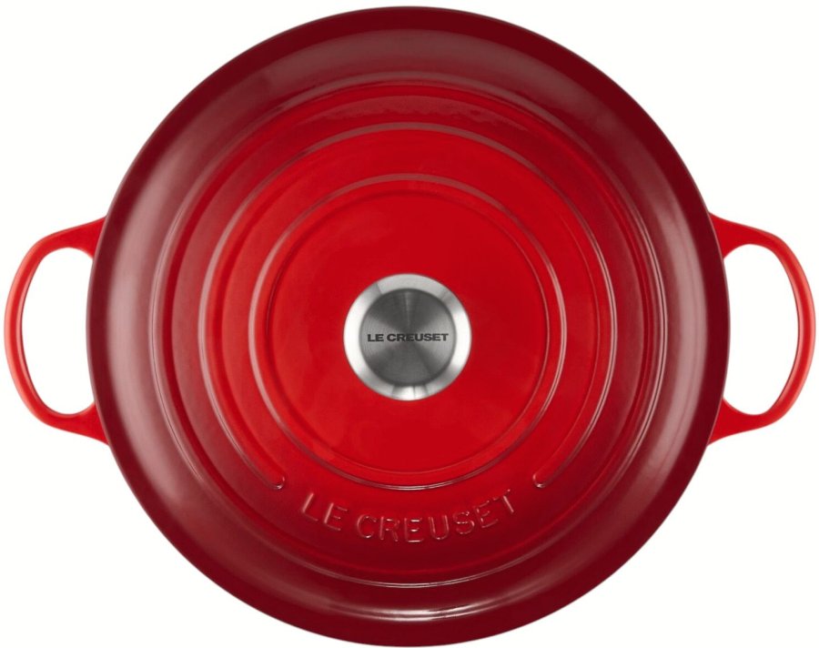 Le Creuset Signature Rund Stbejernsgryde 28 cm/4,9 L, Cerise
