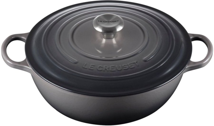 Le Creuset Signature Rund Stbejernsgryde 28 cm/4,9 L, Flint