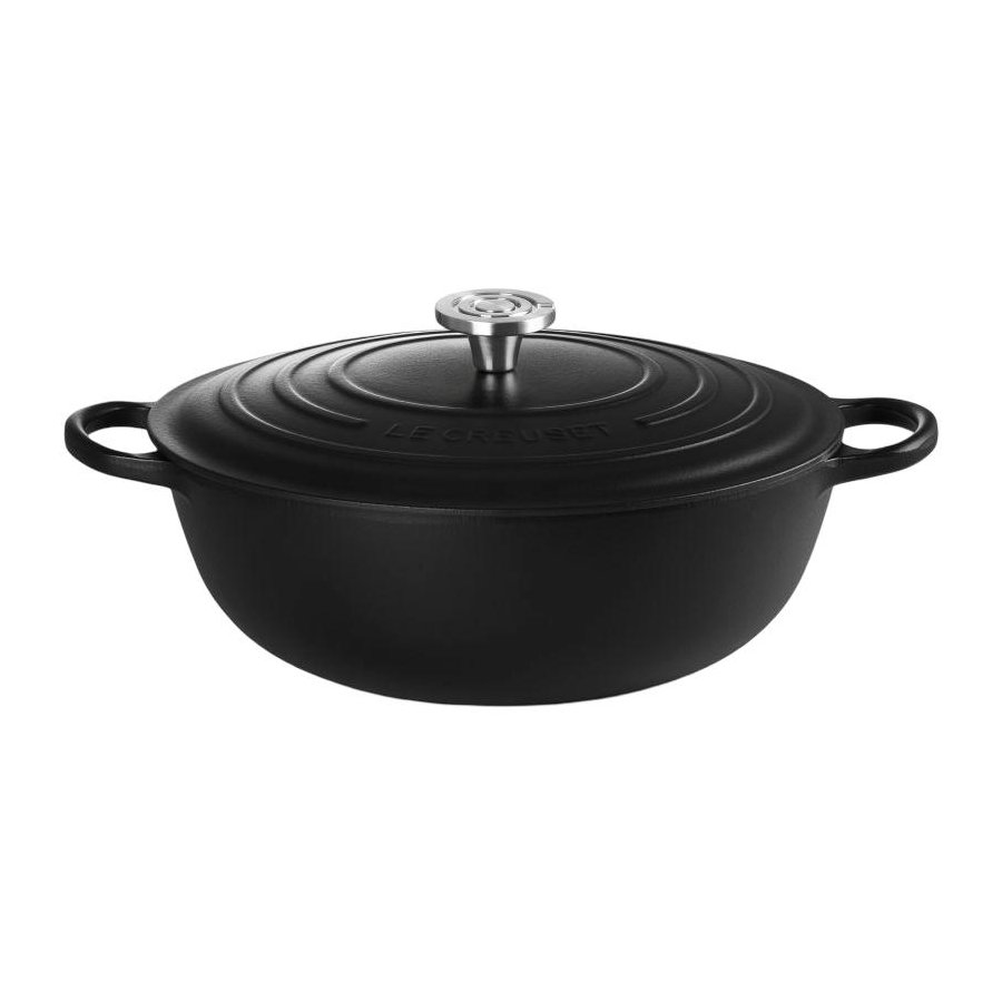 Le Creuset Signature St�bejernsstegegryde 32 cm/7 L, Matte Black