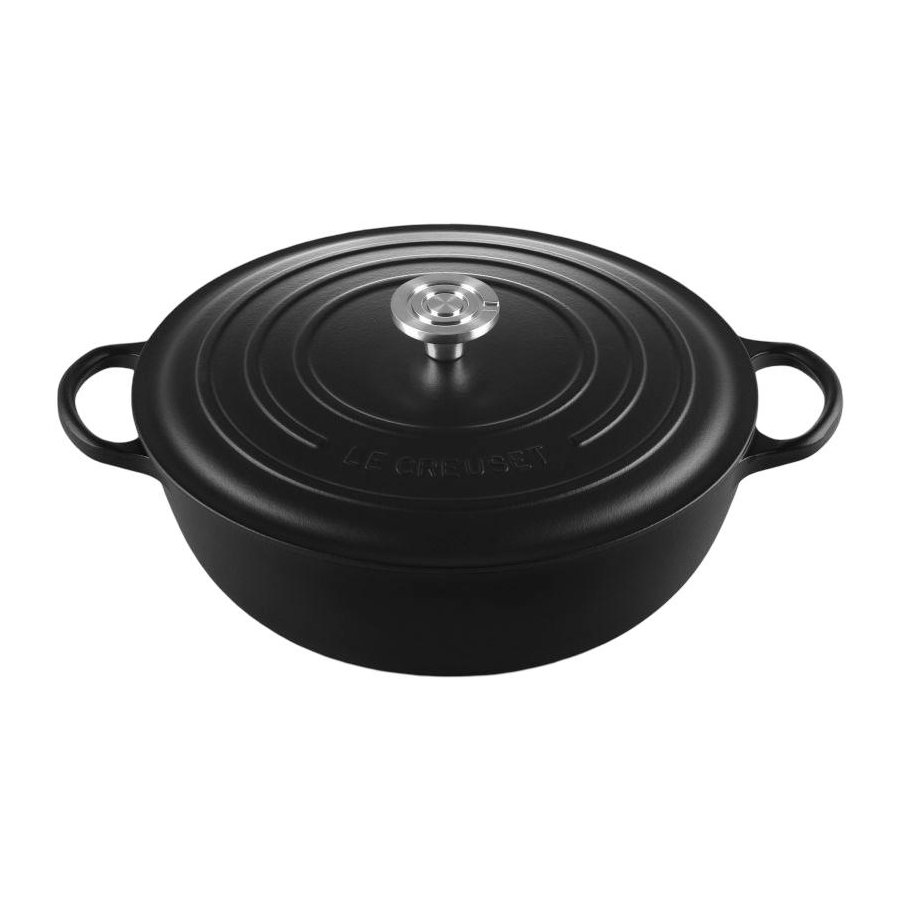 Le Creuset Signature St�bejernsstegegryde 32 cm/7 L, Matte Black