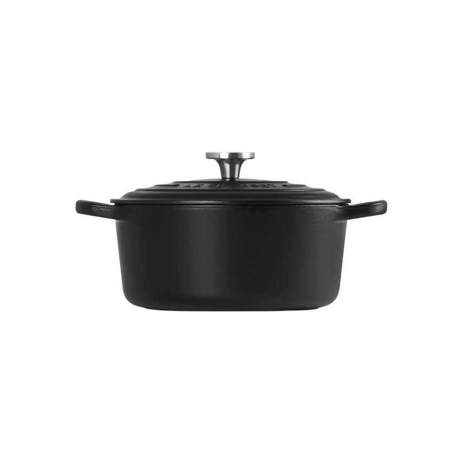Le Creuset Signature Rund St�bejernsgryde 22 cm/3,3 L, Black