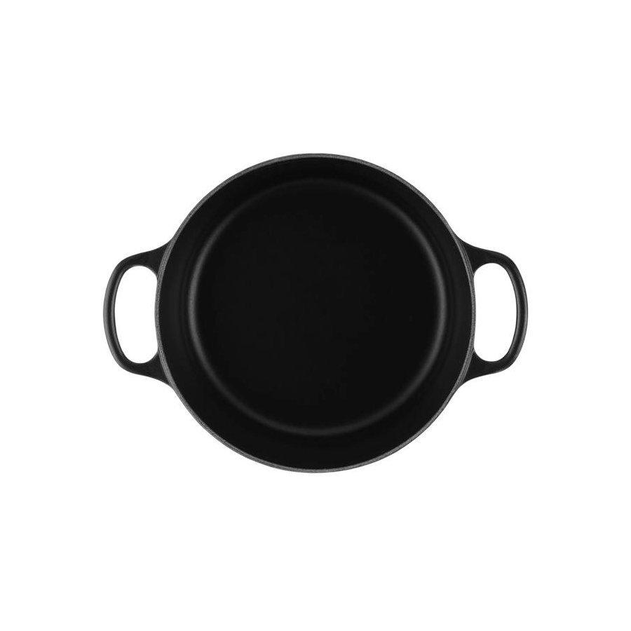 Le Creuset Signature Rund St�bejernsgryde 22 cm/3,3 L, Black