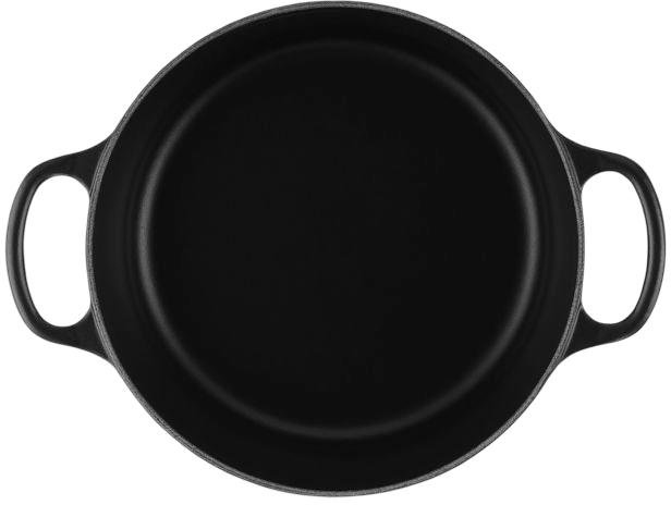 Le Creuset Signature Rund St�bejernsgryde 22 cm/3,3 L, Black