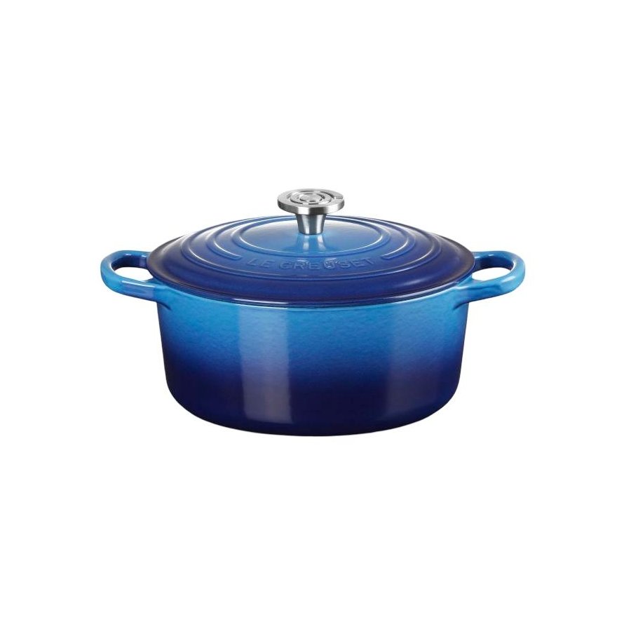 Le Creuset Signature Rund St�bejernsgryde 22 cm/3,3 L, Azure