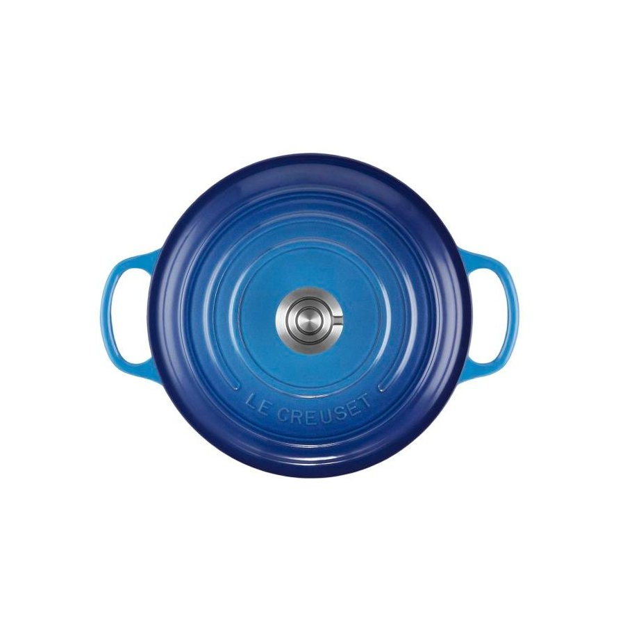 Le Creuset Signature Rund St�bejernsgryde 22 cm/3,3 L, Azure