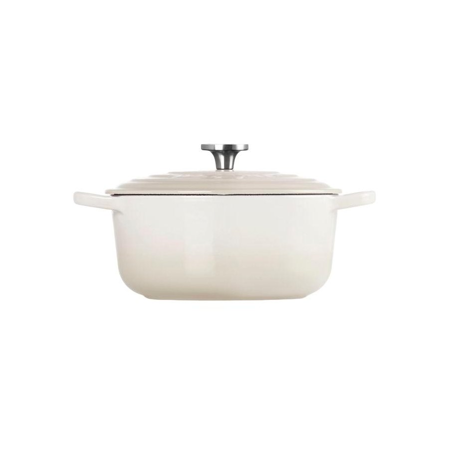 Le Creuset Signature Rund St�bejernsgryde 22 cm/3,3 L, Meringue