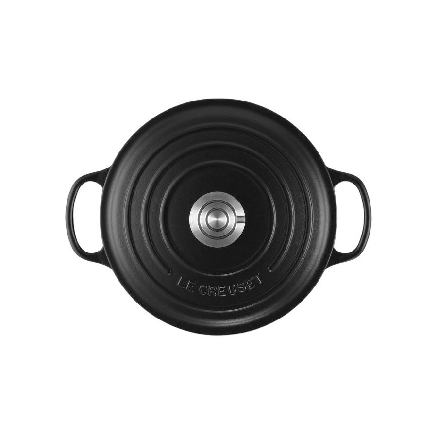 Le Creuset Signature Rund St�bejernsgryde 24 cm/4,2 L, Matte Black