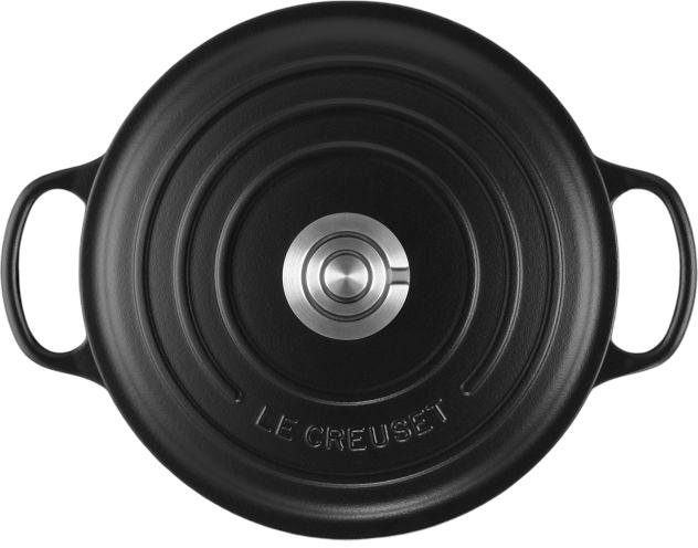 Le Creuset Signature Rund St�bejernsgryde 24 cm/4,2 L, Matte Black
