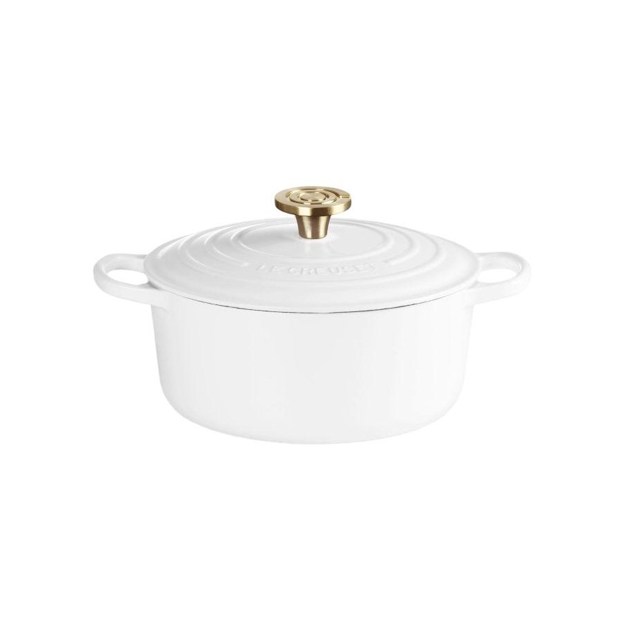 Le Creuset Signature Rund St�bejernsgryde 24 cm/4,2 L, White