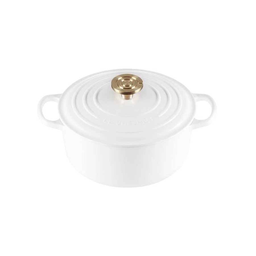 Le Creuset Signature Rund St�bejernsgryde 24 cm/4,2 L, White