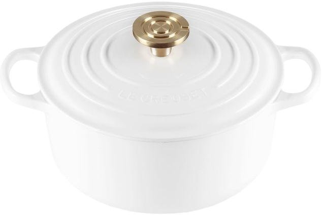 Le Creuset Signature Rund St�bejernsgryde 24 cm/4,2 L, White