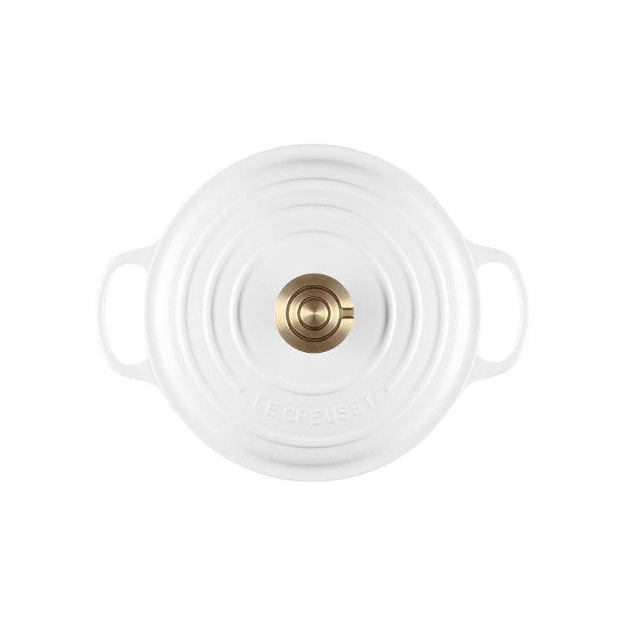 Le Creuset Signature Rund St�bejernsgryde 24 cm/4,2 L, White